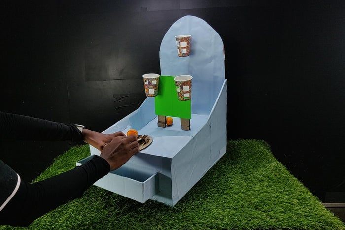 用纸箱和塑料杯动手做趣味游戏装置，低成本又好玩-第24张图片-趣作屋