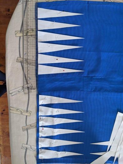 手工制作便携双陆棋套装教程：用旧衣物打造旅行棋盘-第13张图片-趣作屋