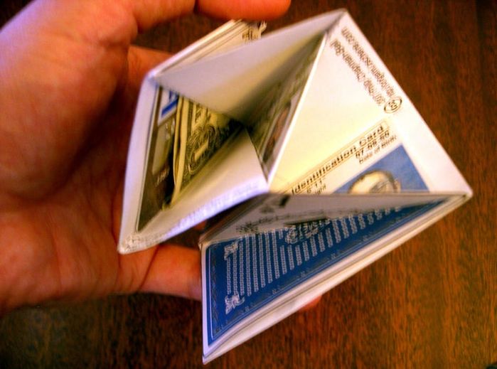 用A4纸轻松制作三张卡片钱包教程-第2张图片-趣作屋