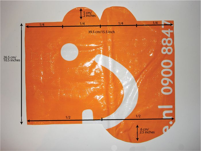 用购物袋DIY超薄三折钱包教程-第4张图片-趣作屋 用购物袋DIY超薄三折钱包教程-第4张图片-趣作屋