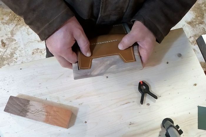 手工制作胡桃木钱包教程-第25张图片-趣作屋