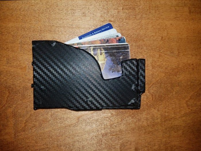 极简硬壳自动展卡钱包DIY教程-第8张图片-趣作屋