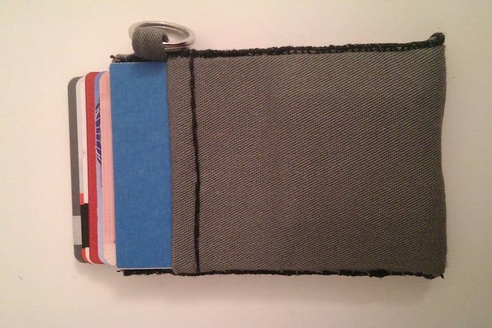 超简单DIY极简钱包教程，用旧牛仔裤制作-第12张图片-趣作屋