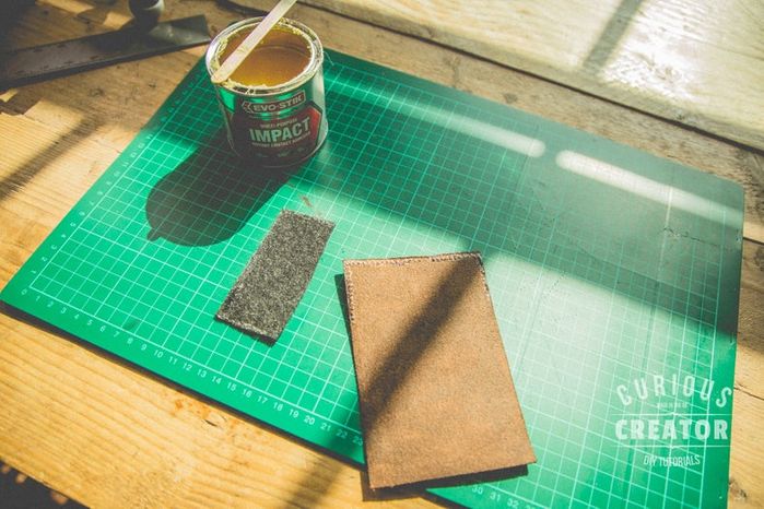 简单极简皮革羊毛钱包DIY教程-第10张图片-趣作屋