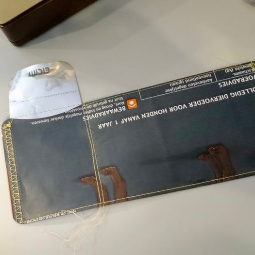 用狗粮袋制作超酷环保钱包教程-第17张图片-趣作屋