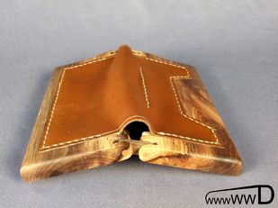 手工制作胡桃木钱包教程-第3张图片-趣作屋