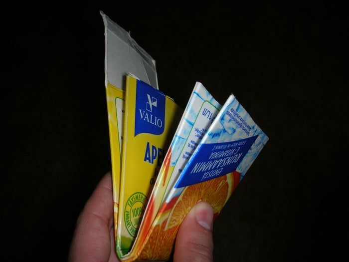 用回收利乐包制作环保钱包教程-第10张图片-趣作屋