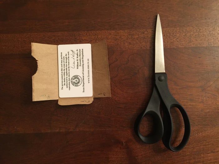 用回收纸袋制作绿色卡片保护套的简单教程-第5张图片-趣作屋