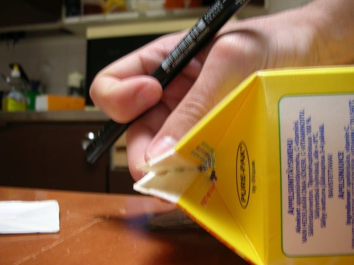 用回收利乐包制作环保钱包教程-第8张图片-趣作屋